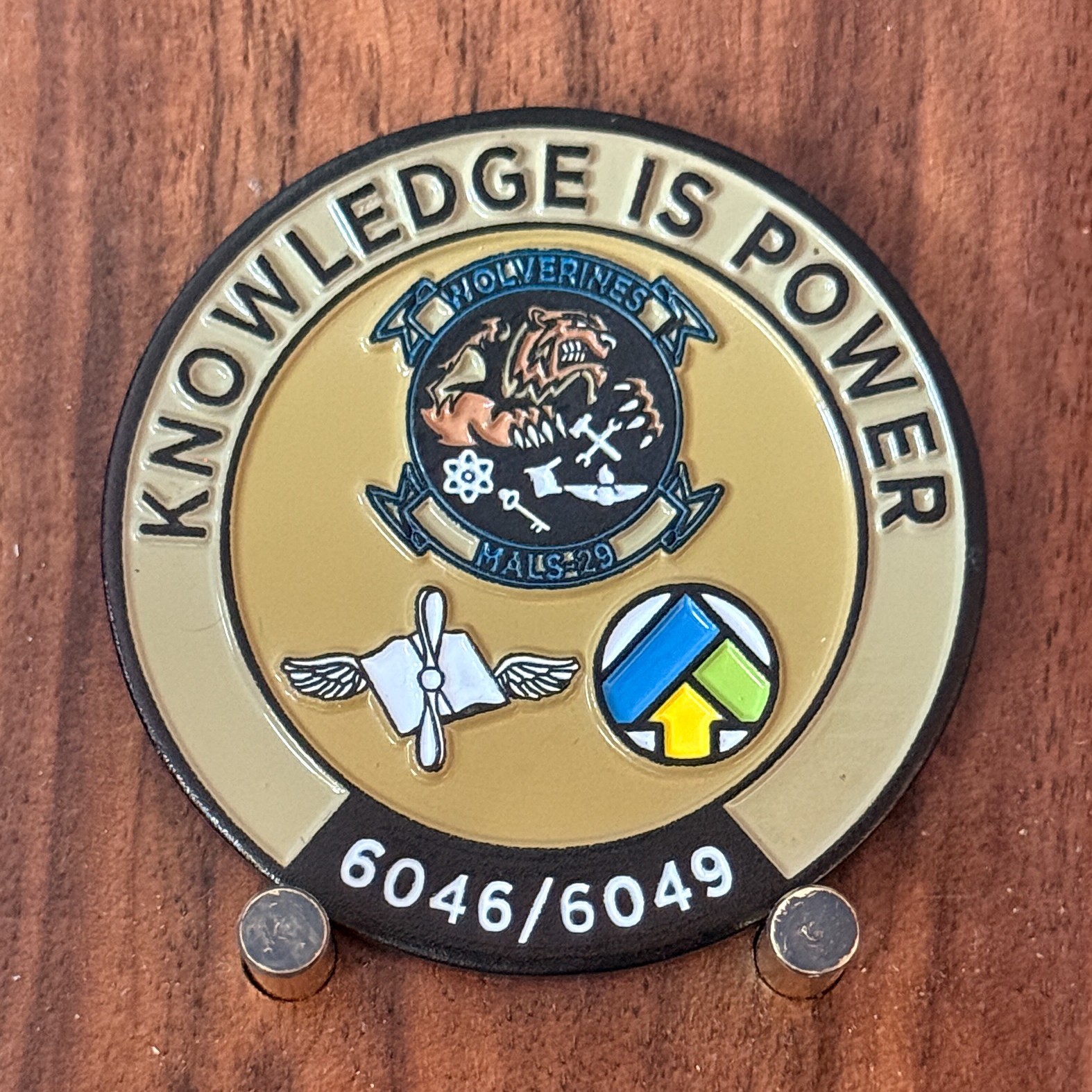 MALS‑29 MDS Division Chief Master Sergeant Military Challenge Coin W#20 MALS‑29 MDS Division Chief Master Sergeant Military Challenge Coin W#20