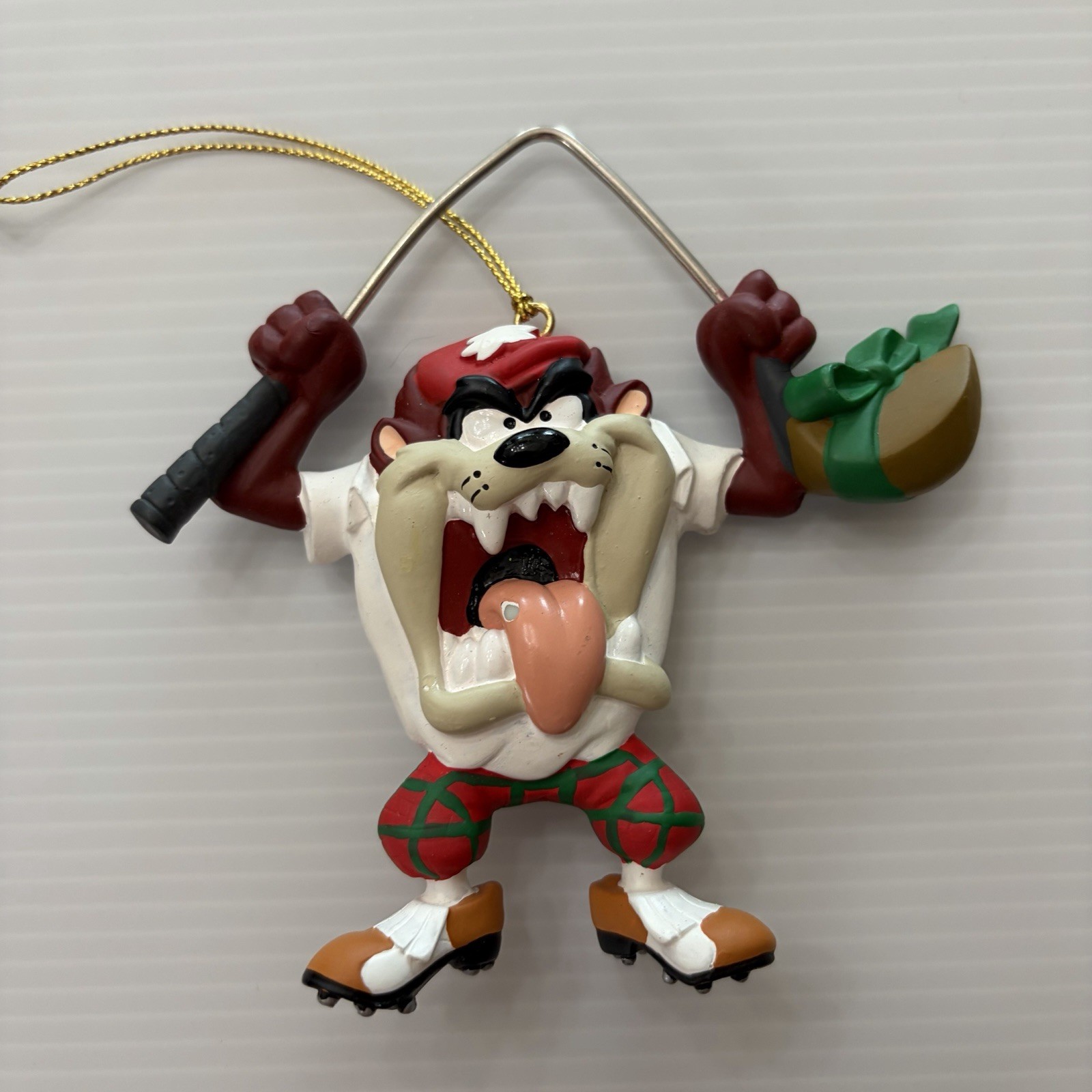Vintage Looney Tunes Christmas Ornament Golfer Breaking Club Vintage Looney Tunes Christmas Ornament Golfer Breaking Club