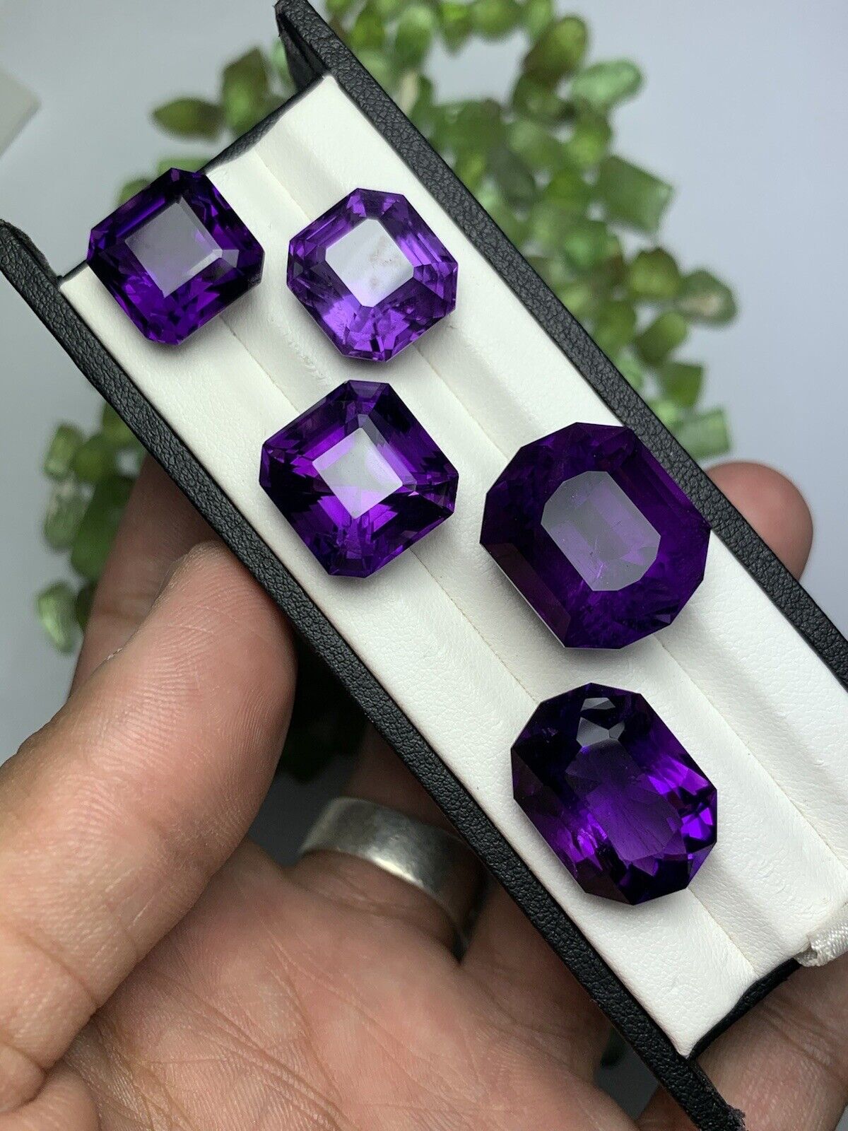80-Carat Beautiful  💜Amethyst Faceted Lot Natural From brazil 🇧🇷