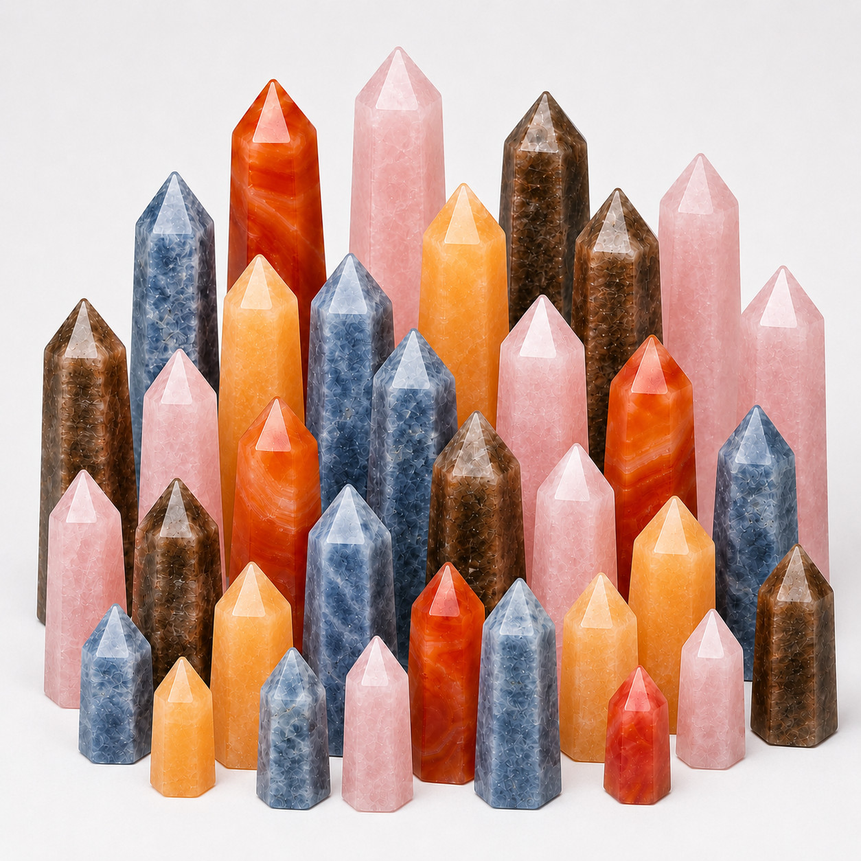 5KG (11 lb) Mixed Crystal Tower Lot 5KG (11 lb) Mixed Crystal Tower Lot