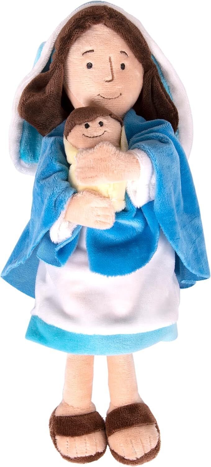 Kangaroo - Mother Mary Holding Baby Jesus Plush Stuffed Toy | Christians... 