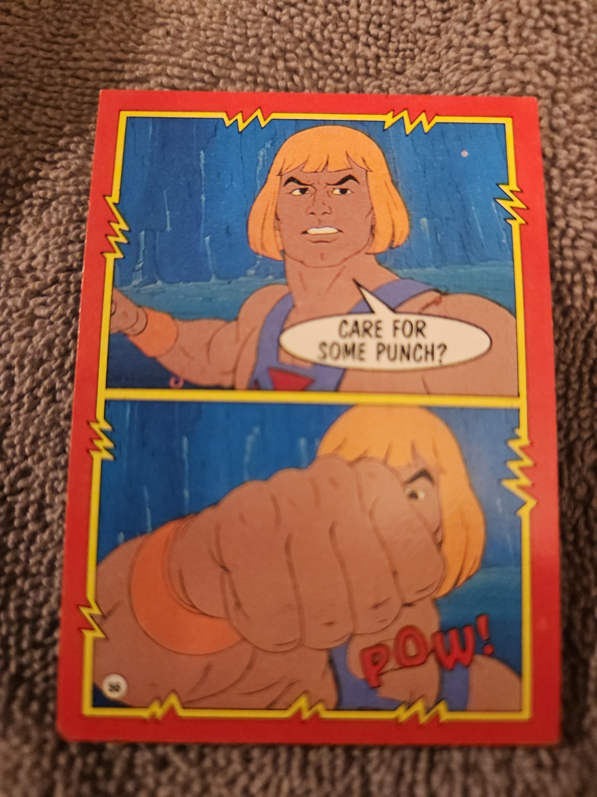 1984 Topps He-Man Rookie Card #56 1984 Topps He-Man Rookie Card #56