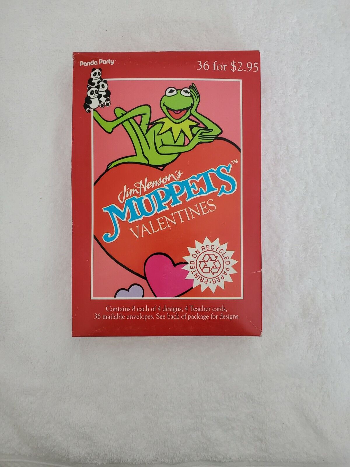 Muppets Valentines Day Cards 1993 Vintage New old Stock