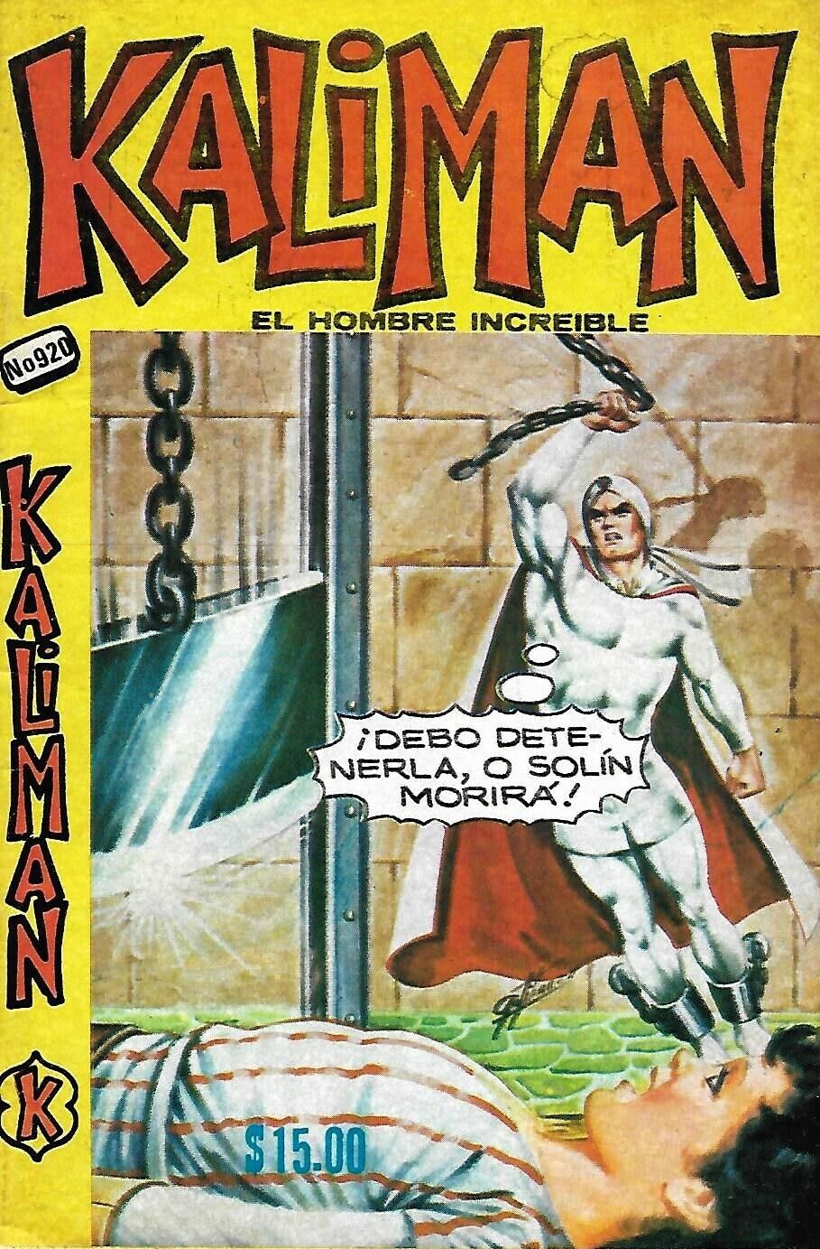 Kaliman El Hombre Increible #920 - Julio 15, 1983 - Mexico