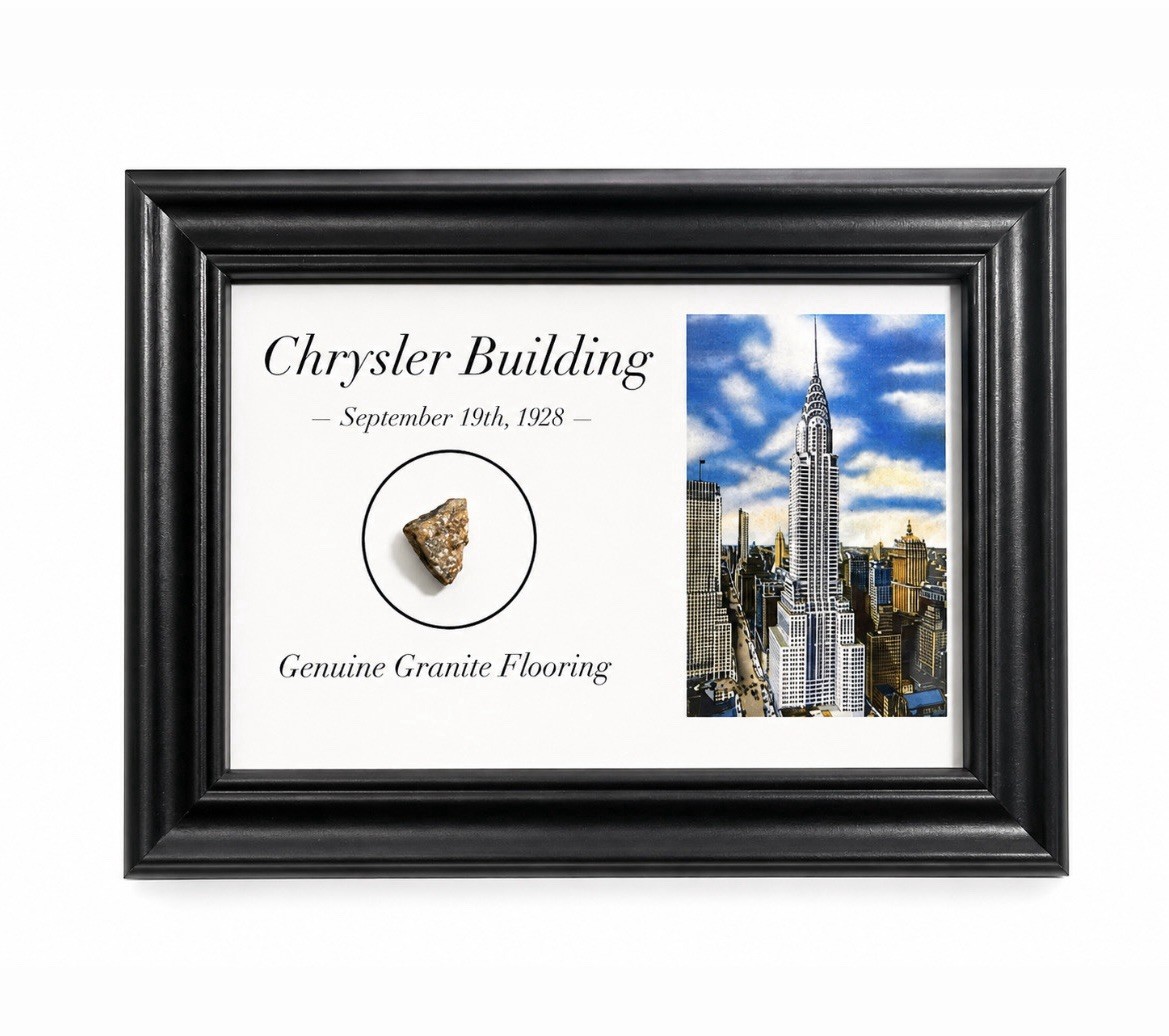 CHRYSLER BUILDING, NYC - Genuine Artifact Framed - 5x7 inch - New York City CHRYSLER BUILDING, NYC - Genuine Artifact Framed - 5x7 inch - New York City