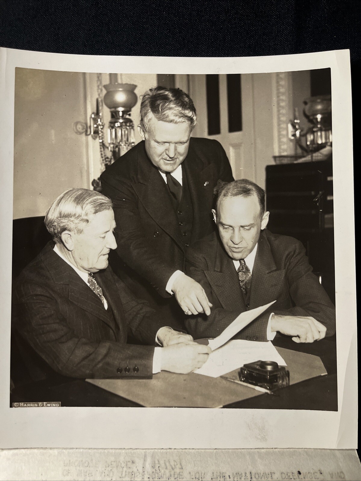 1937 Senator Morris Sheppard War Profiteering Bill TYPE 1 - Original Press Photo