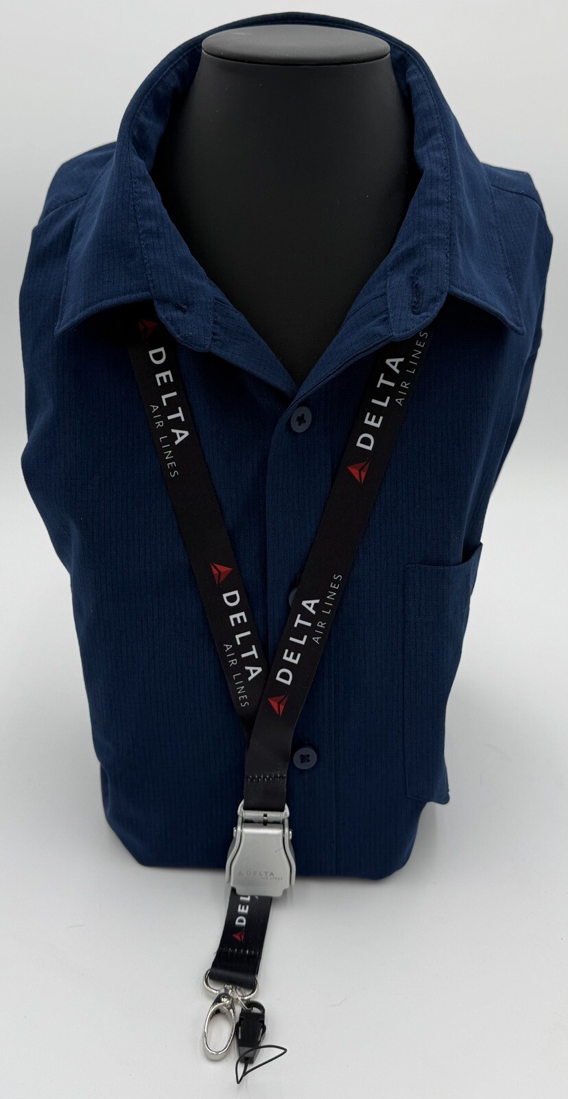 Delta Airlines Seat Belt Lanyard Airbus Boeing HIGH QUALITY Black Delta Airlines Seat Belt Lanyard Airbus Boeing HIGH QUALITY Black
