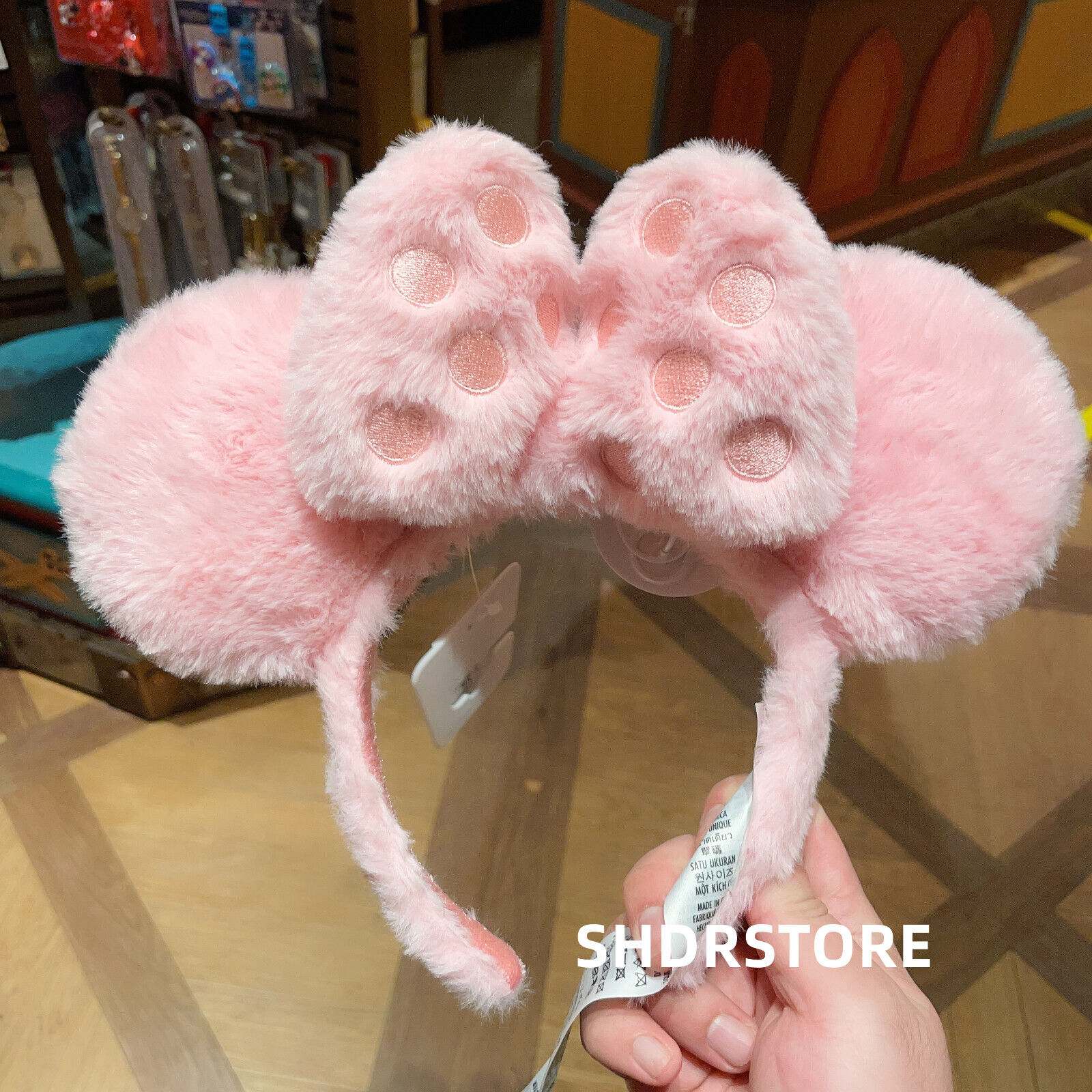 Disney 2022 Disneyland authentic pink piglet minnie mouse ear Headband