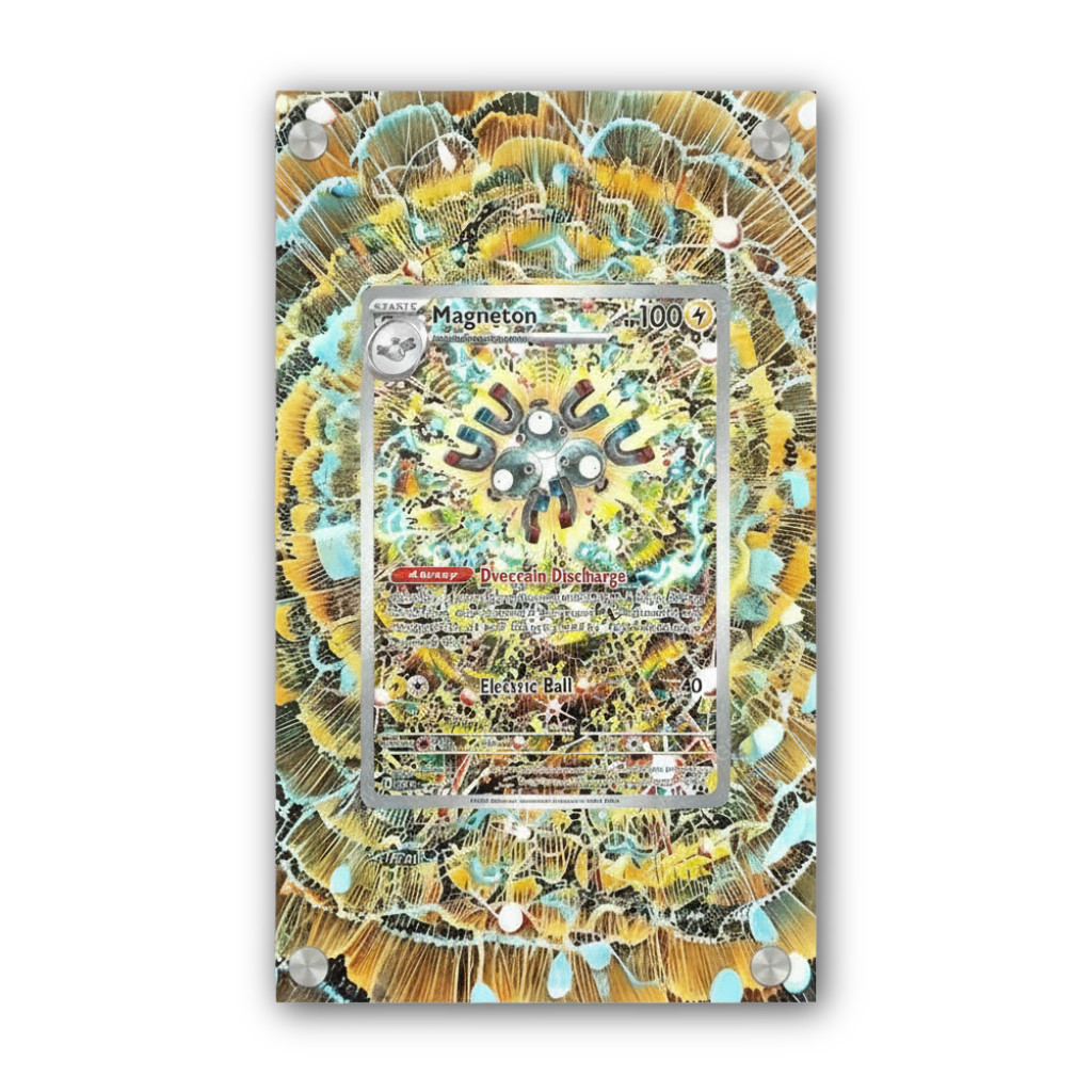 Magneton 159 - Exclusive Pokémon Extended Artwork Display Case Magneton 159 - Exclusive Pokémon Extended Artwork Display Case