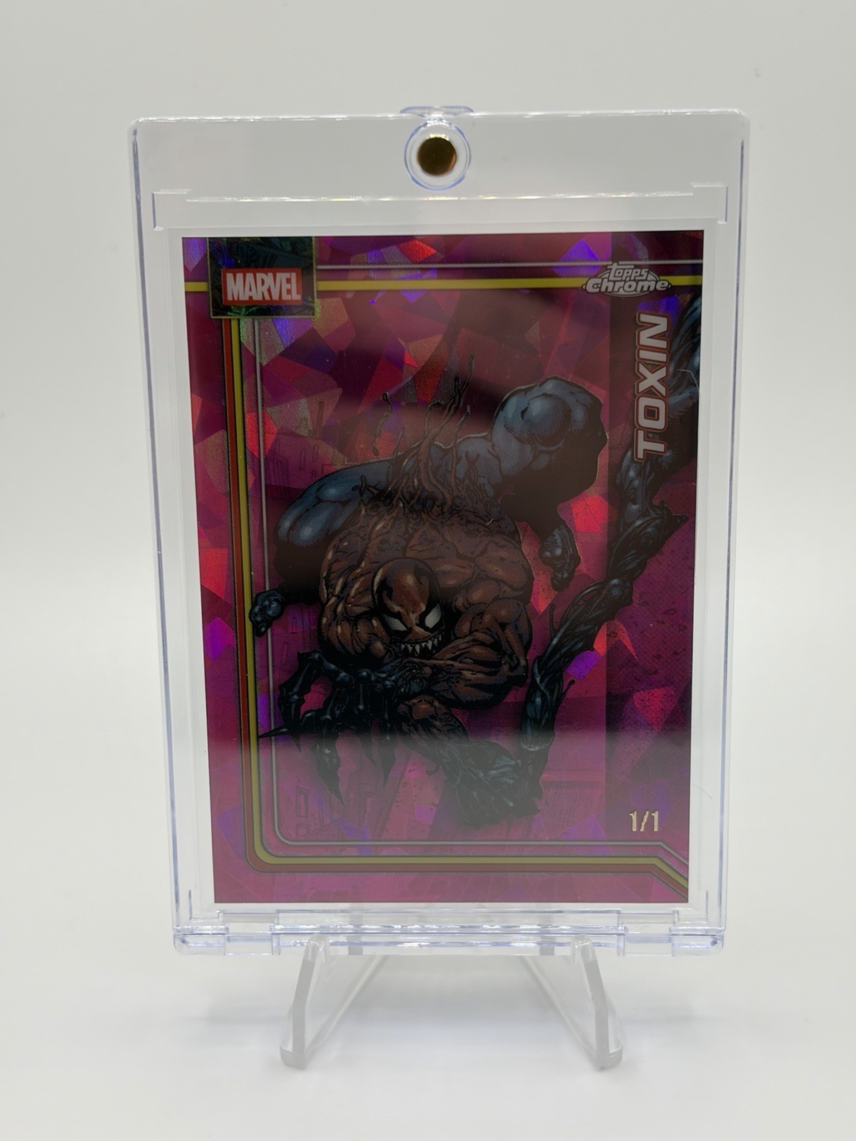 2026 Topps Chrome Marvel Sapphire Toxin Padparadscha 1/1 #181 🔥🔥🔥