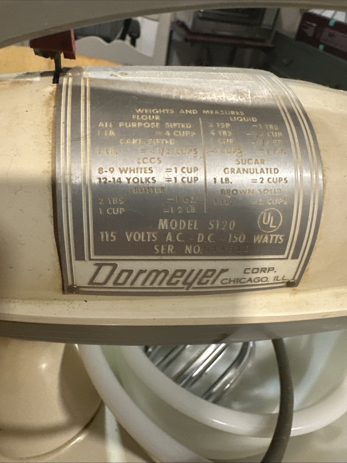 VTG 1950's DORMEYER MIXWELL Stand Mixer w/2 milk glass Orig. Bowls- WORKING VTG 1950's DORMEYER MIXWELL Stand Mixer w/2 milk glass Orig. Bowls- WORKING