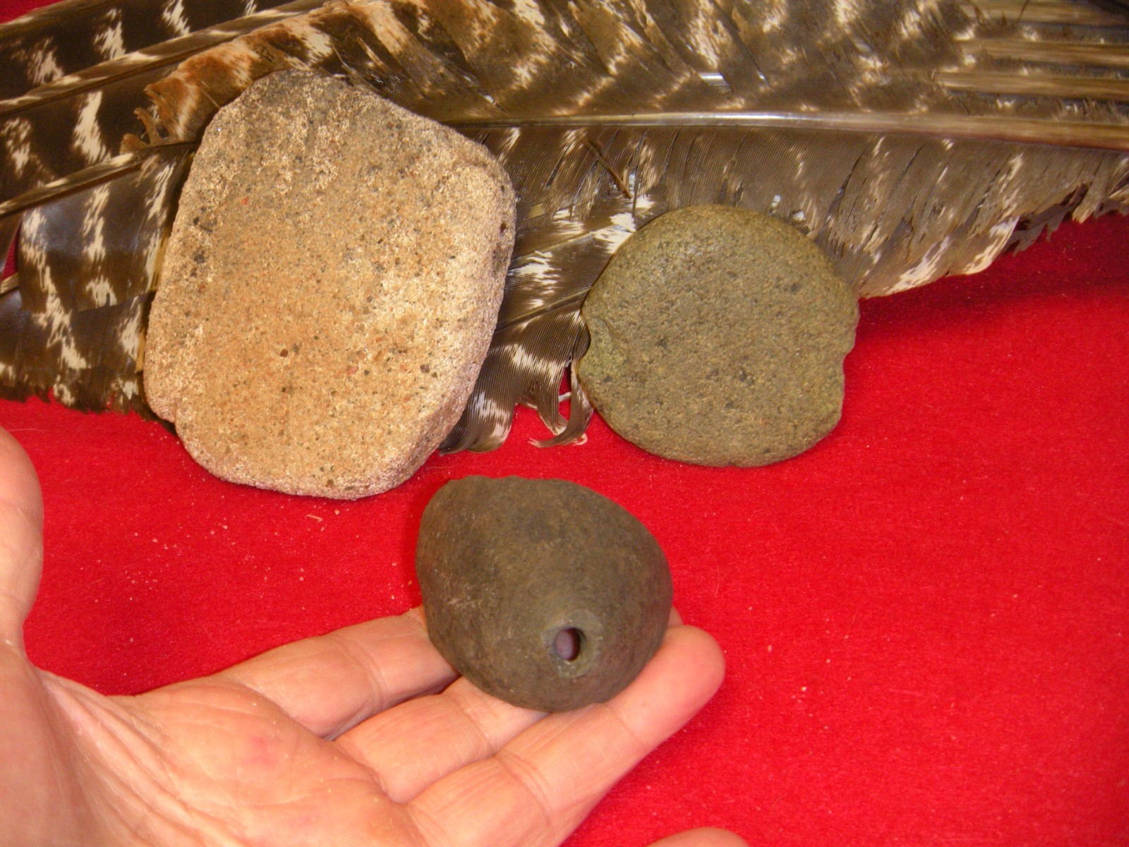 GRANITE MANO, NET WEIGHT, BROKEN PIPE – MODOC POINT KLAMATH LAKE OREGON - 1950'S GRANITE MANO, NET WEIGHT, BROKEN PIPE – MODOC POINT KLAMATH LAKE OREGON - 1950'S