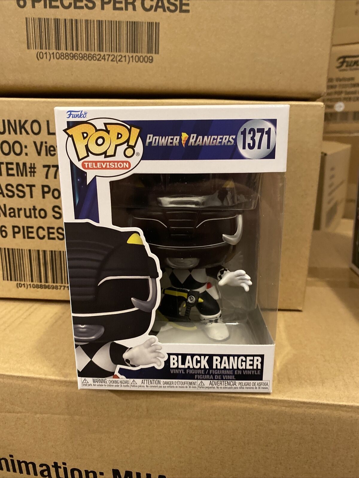 Funko Power Rangers 30th Anniversary POP Black Ranger Vinyl Figure NEW IN STOCK