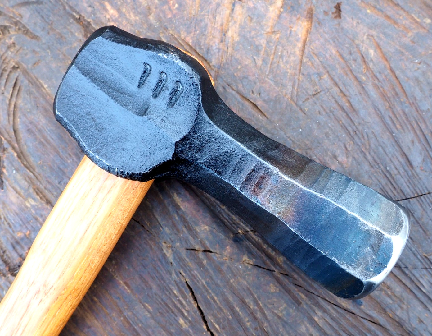 LRG 3.6LB DOG HEAD "MARTI FORGE" BLACKSMITH HAMMER ANVIL KNIFE BLADE SAW VINTAGE