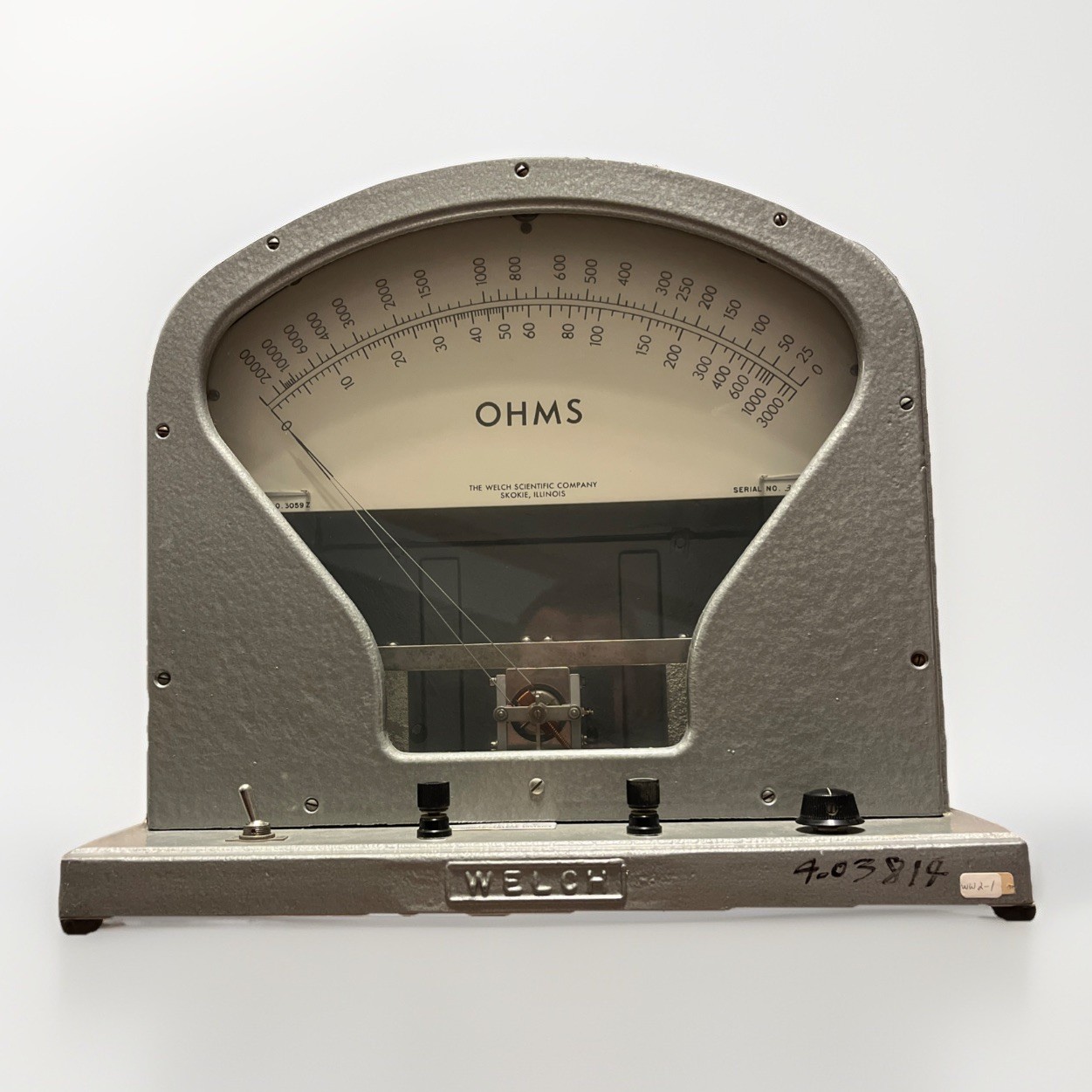 Rare Sargent Welch Galvanometer Cat# 3059Z Rare Sargent Welch Galvanometer Cat# 3059Z