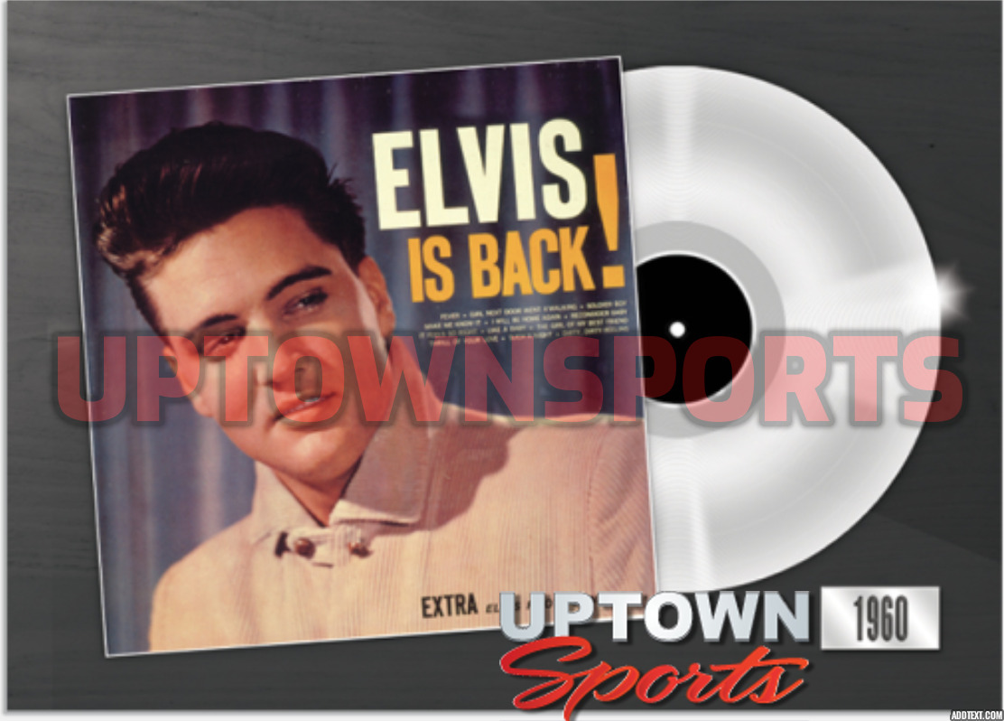 2022 Topps Elvis Presley: The King of Rock and Roll Album Cover Card #4
