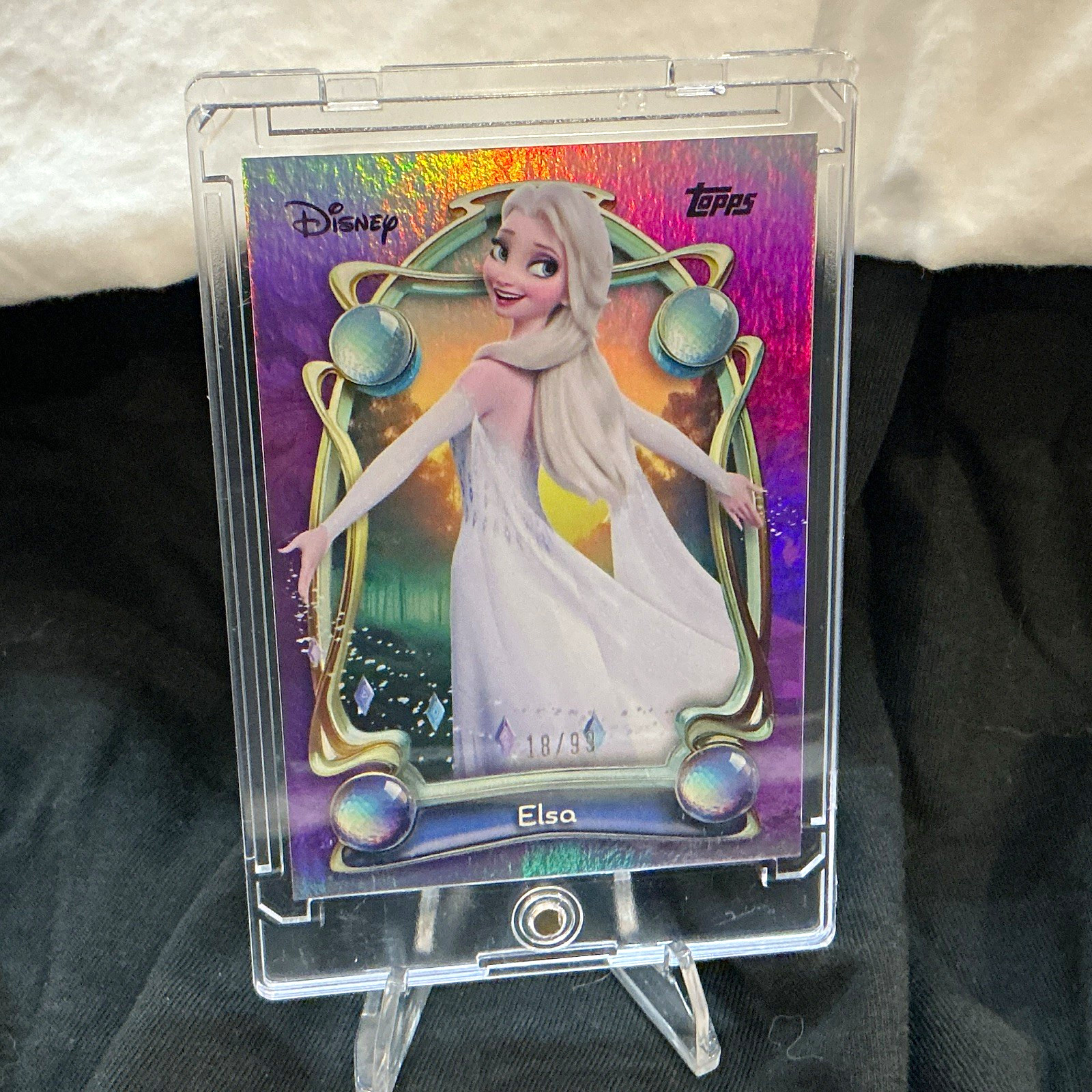 2025 Topps Disney Wonder ELSA /99 - Purple Foil #18