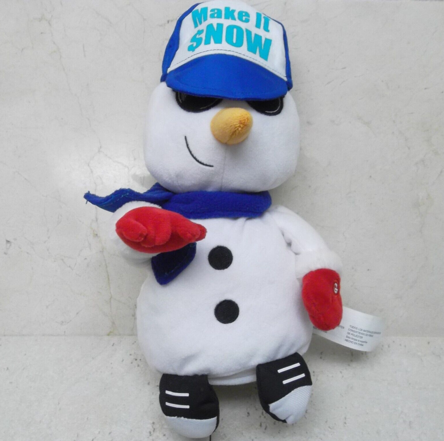 Gemmy Rapping Snowman Dances & Sings Rapper's Delight Hip Hop Animated Christmas