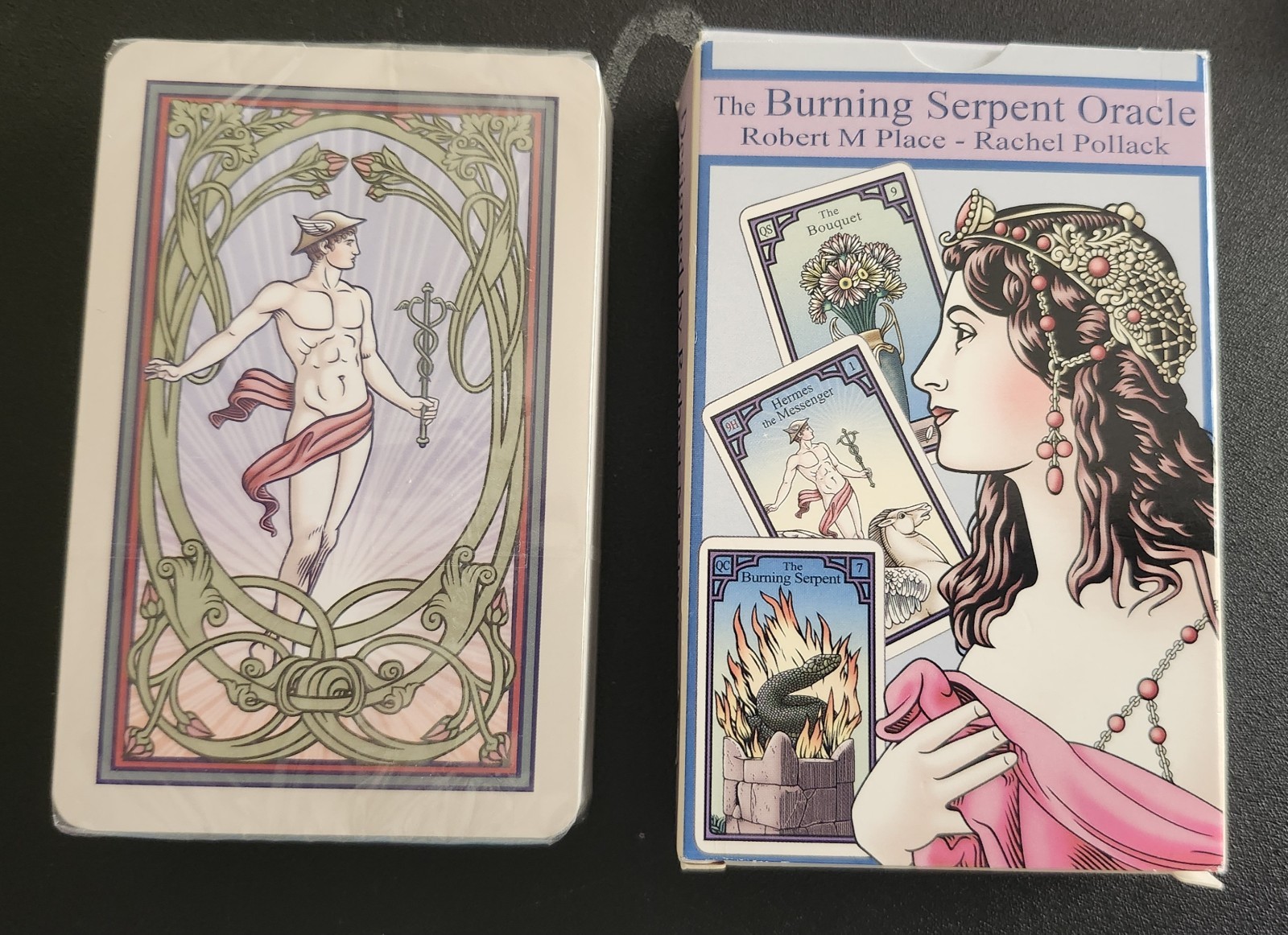The Burning Serpent Oracle Cards 40 Card Complete Deck Rachel Pollack New The Burning Serpent Oracle Cards 40 Card Complete Deck Rachel Pollack New