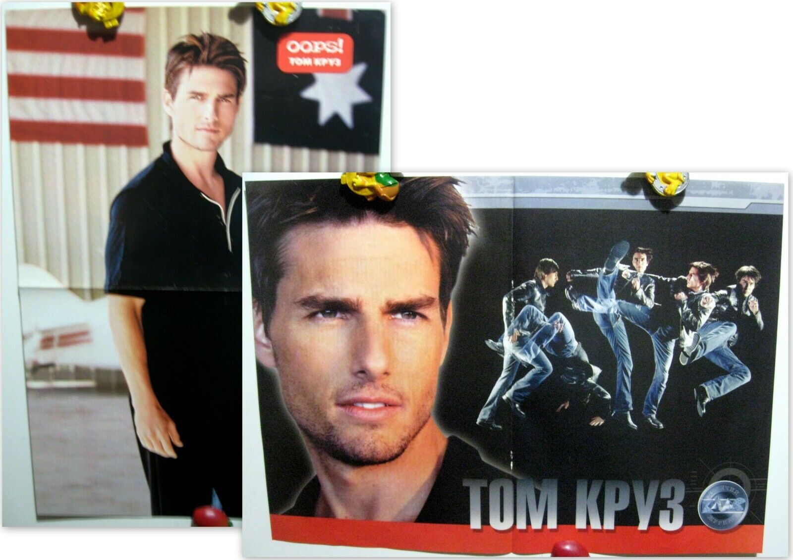 Tom Cruise 2 magazine posters A3 16x11