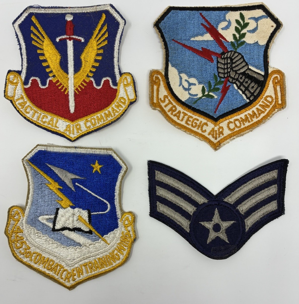 lot vtg U.S. Air Force USAF patches Tactical, Strategic Air Command, 4453 combat lot vtg U.S. Air Force USAF patches Tactical, Strategic Air Command, 4453 combat