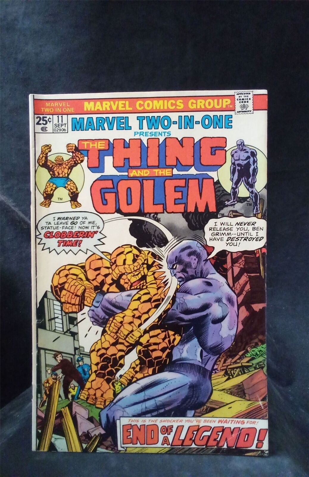 Marvel Two-in-One #11 1975 Marvel Comics Comic Book 