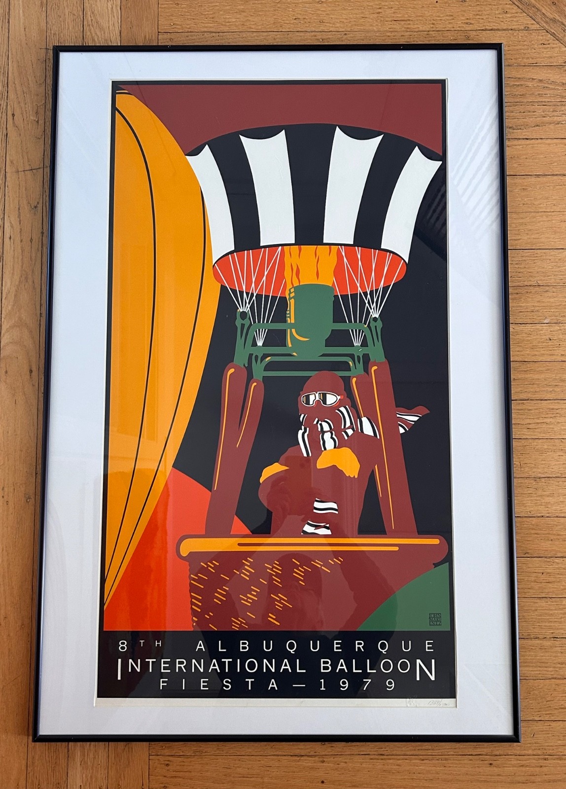 Original 8th Albuquerque International Balloon Fiesta Poster John Martinez 1979 Original 8th Albuquerque International Balloon Fiesta Poster John Martinez 1979