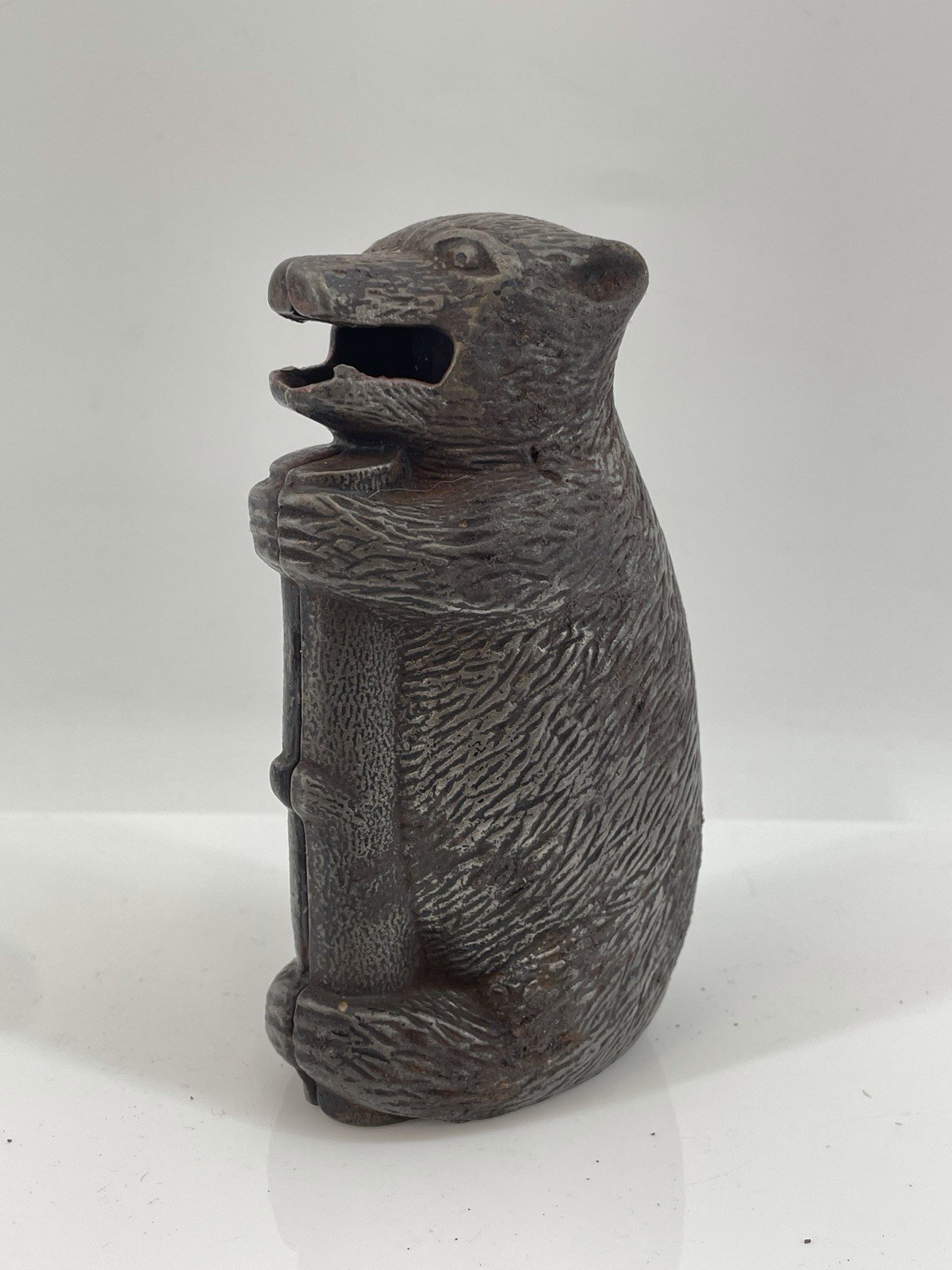 antique H.L. Judd Manufacturing Co. "Bear in Tree" Cast Iron Still MBank