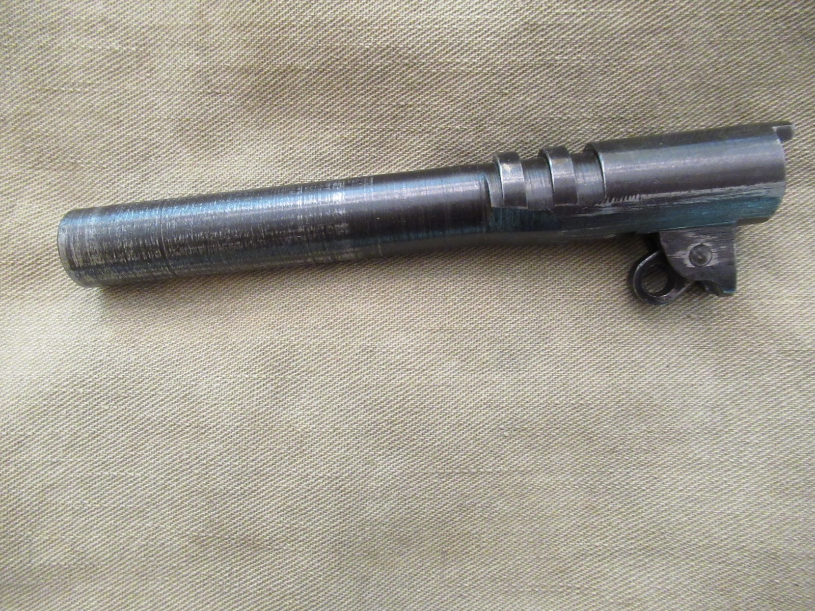 WWI US M1911 .45 Pistol Barrel P & H Proofed on Barrel Hood - Good Bore