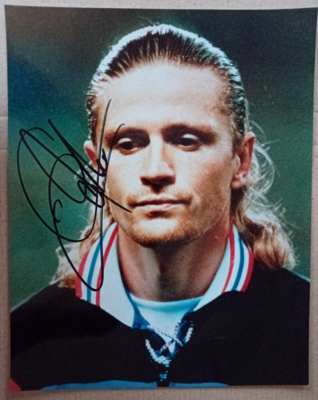 ORIGINAL AUTOGRAPHED 10x8” PHOTO EMMANUEL PETIT France, Arsenal, Chelsea ORIGINAL AUTOGRAPHED 10x8” PHOTO EMMANUEL PETIT France, Arsenal, Chelsea