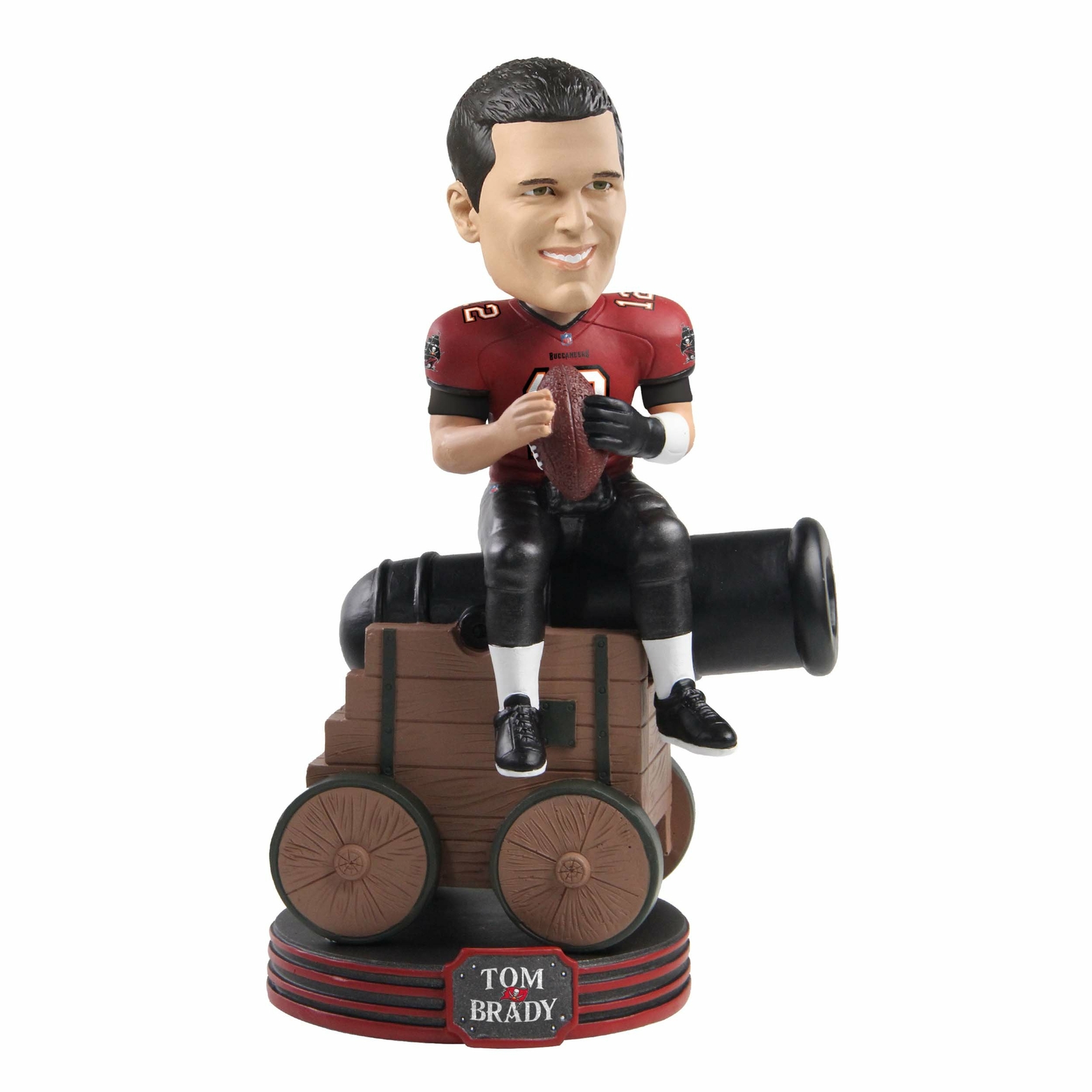 Tom Brady Tampa Bay Buccaneers Riding Cannon Special Edition Bobblehead NFL Tom Brady Tampa Bay Buccaneers Riding Cannon Special Edition Bobblehead NFL