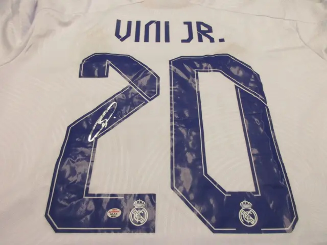 Vinicius Junior signed autographed soccer jersey PAAS COA 761