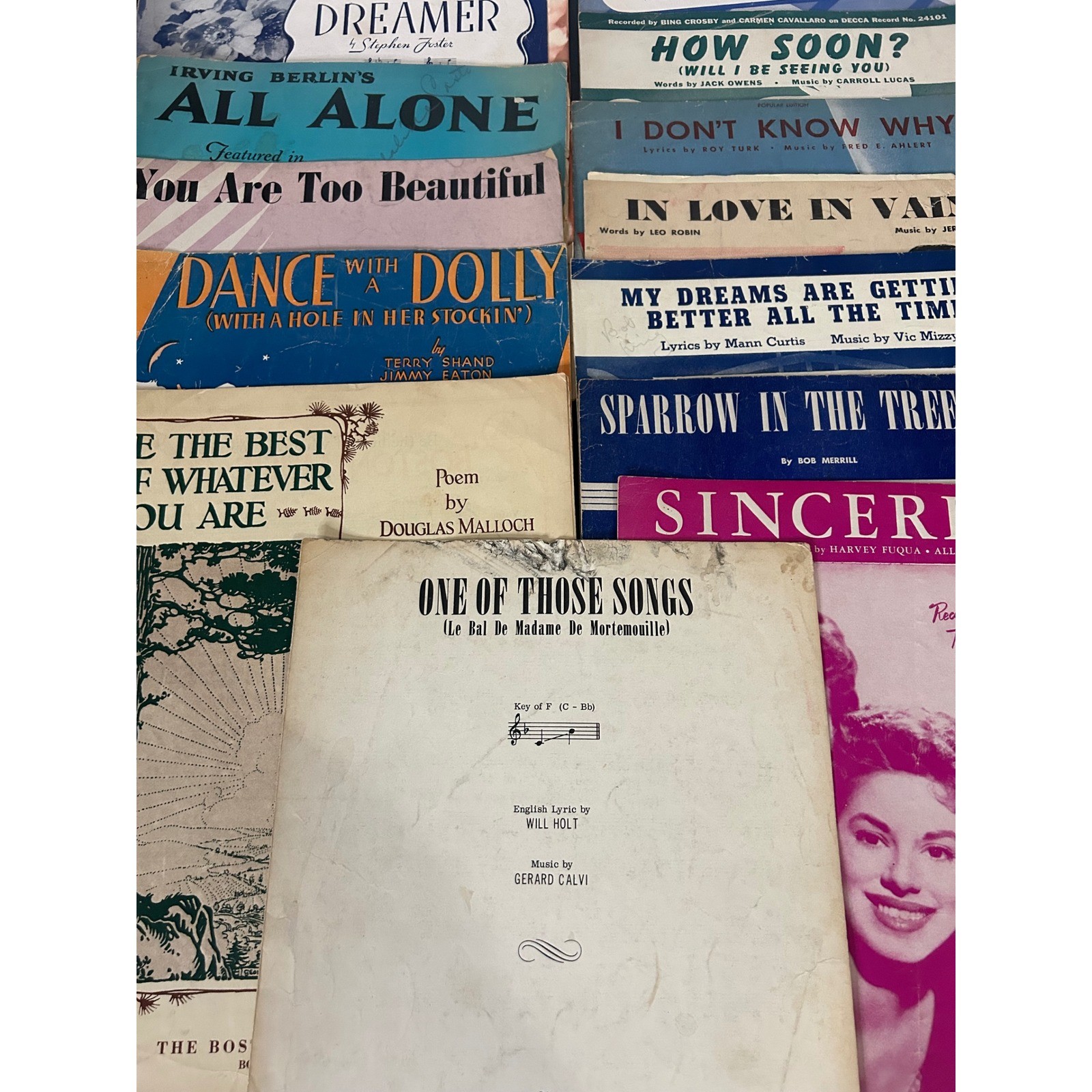 Sheet Music Bulk Lot Vintage Ephemera Mid Century Pop Classics Jazz Piano Vocal Sheet Music Bulk Lot Vintage Ephemera Mid Century Pop Classics Jazz Piano Vocal