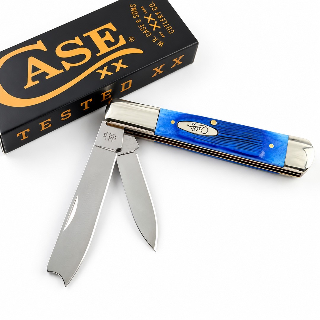 Case XX 25583 Razor Jack Caribbean Blue Jigged Bone Stainless Steel Pocket Knife Case XX 25583 Razor Jack Caribbean Blue Jigged Bone Stainless Steel Pocket Knife