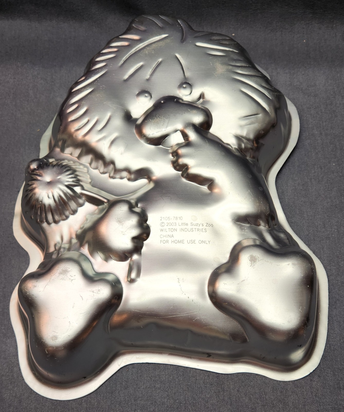 Vintage Wilton Little Suzy's Zoo Aluminum Cake Pan Mold Baby Duck Duckling 2003