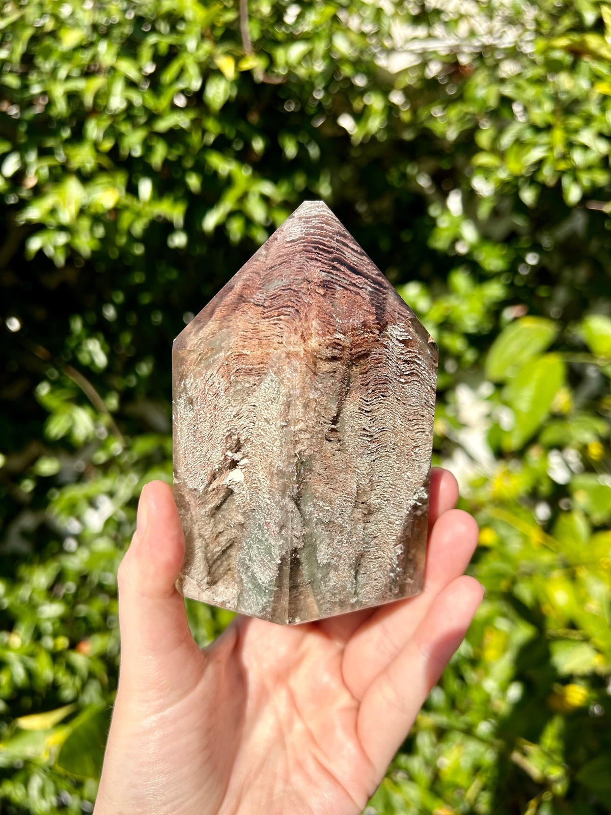 Phenomenal Extra Grade Garden Quartz Tower from Brazil