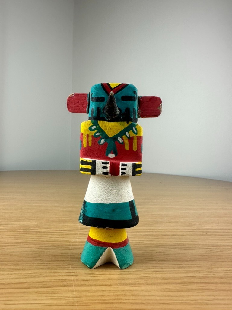 VTG Colorful HOPI PUEBLO INDIAN Hummingbird KACHINA Mini Home Decor Culture Gift VTG Colorful HOPI PUEBLO INDIAN Hummingbird KACHINA Mini Home Decor Culture Gift