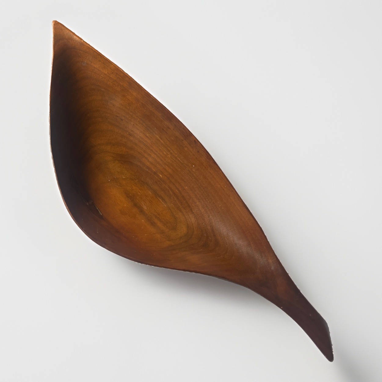 Emil Milan Signed Walnut Sculptural Bowl #2 MCM Biomorphic Hand Carved Vintage Emil Milan Signed Walnut Sculptural Bowl #2 MCM Biomorphic Hand Carved Vintage