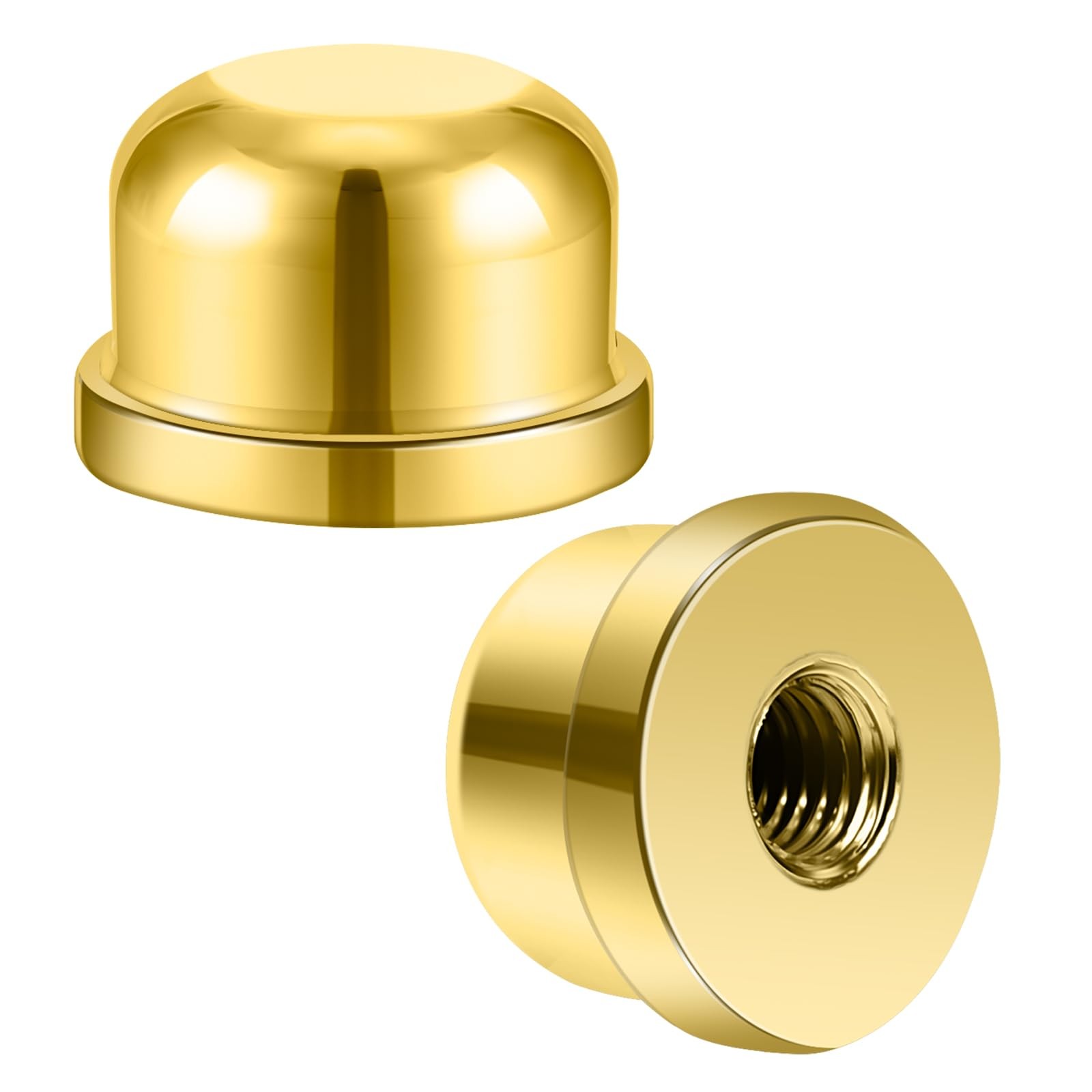 Dirvcp 2Pcs Retro Lampshade Decorative Nuts with 1/2 inch, Gold Dirvcp 2Pcs Retro Lampshade Decorative Nuts with 1/2 inch, Gold