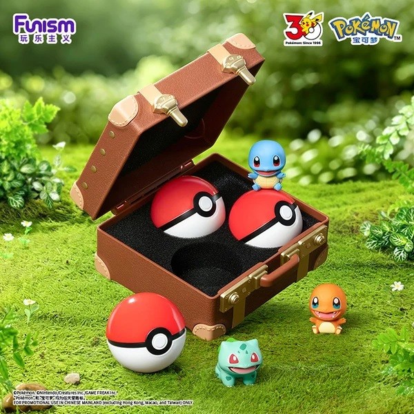 Funism Pokemon Palm Size Wonders First Partner Series Suitcase Blind Box Funism Pokemon Palm Size Wonders First Partner Series Suitcase Blind Box
