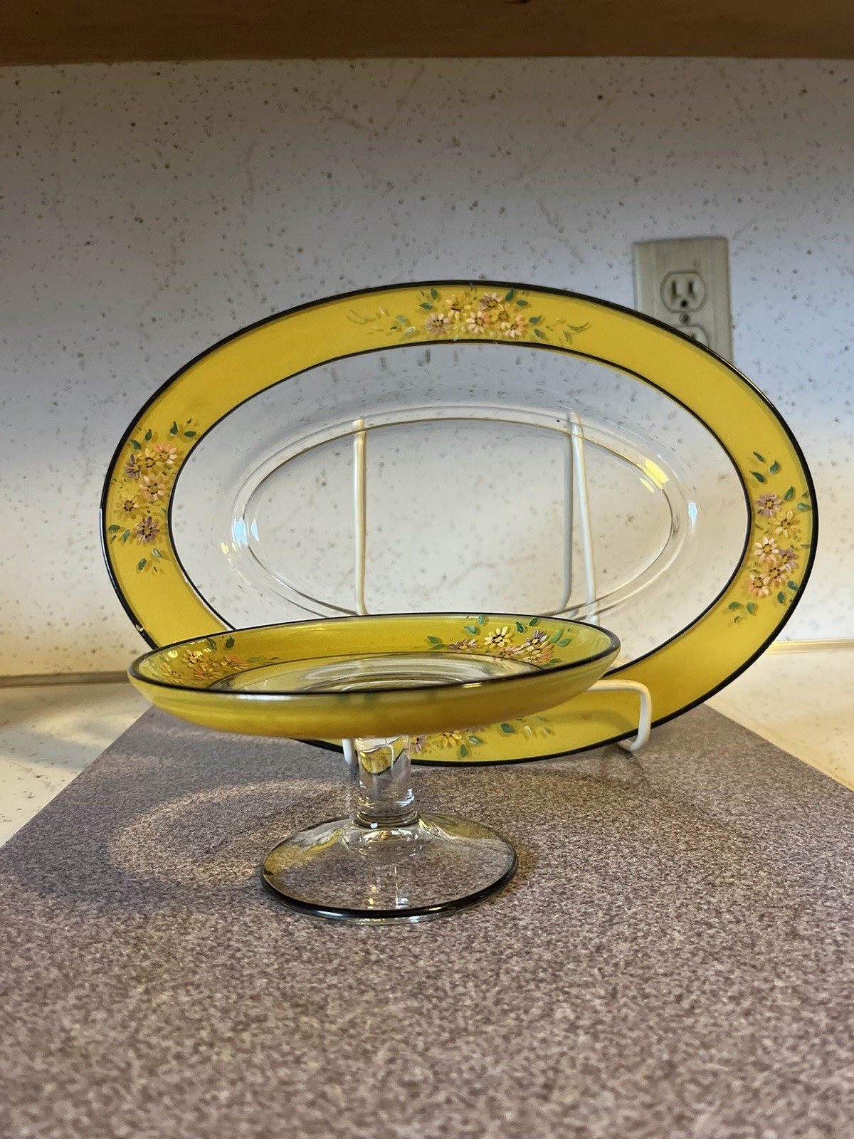 Vintage Reverse Painted Vintage Reverse Painted