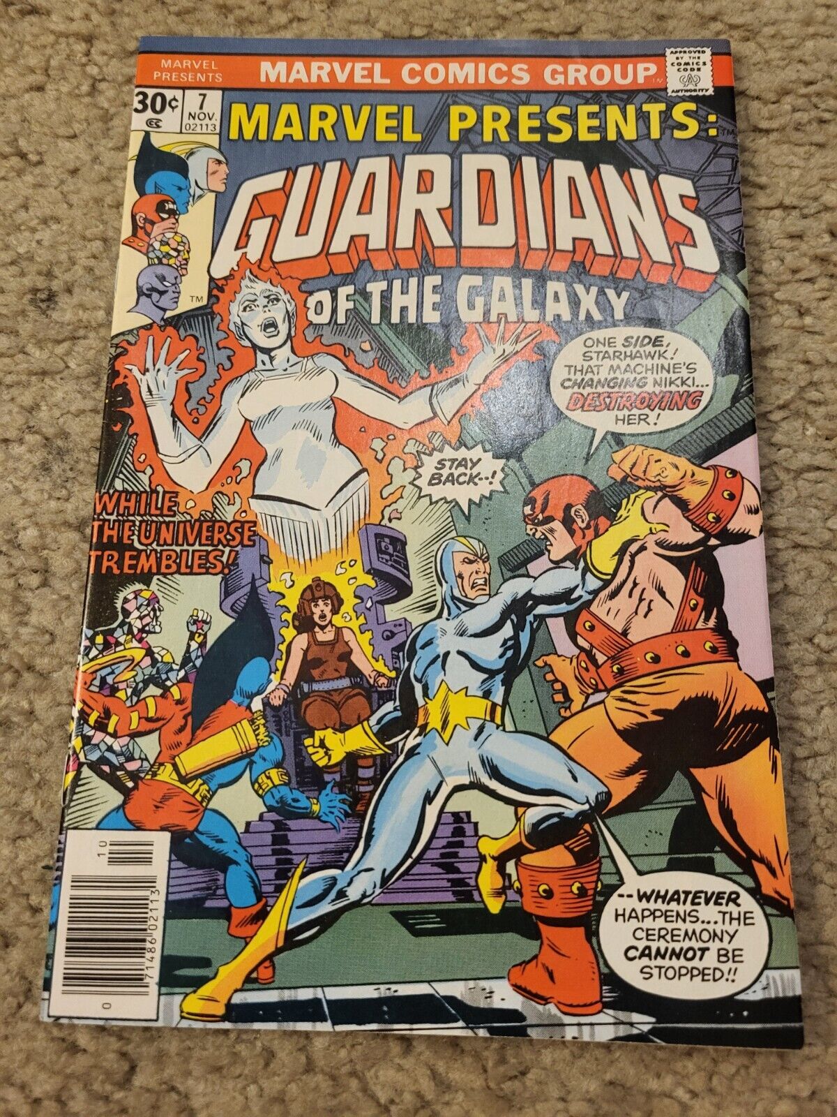 Marvel Presents: 7 GUARDIANS OF THE GALAXY Marvel Comics lot 1976 HIGH GRADE