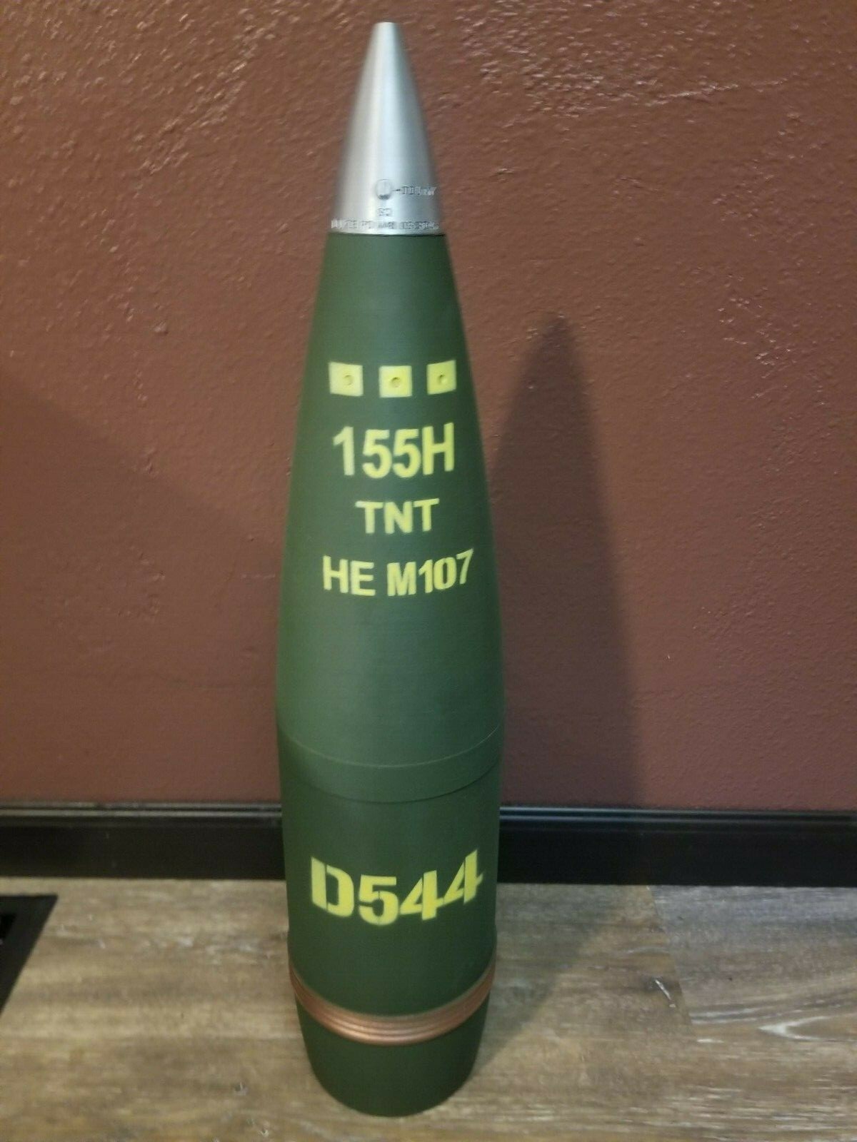 The Original 155mm D544 M107 TNT Howitzer Shell Whiskey Stash with HideyHole The Original 155mm D544 M107 TNT Howitzer Shell Whiskey Stash with HideyHole