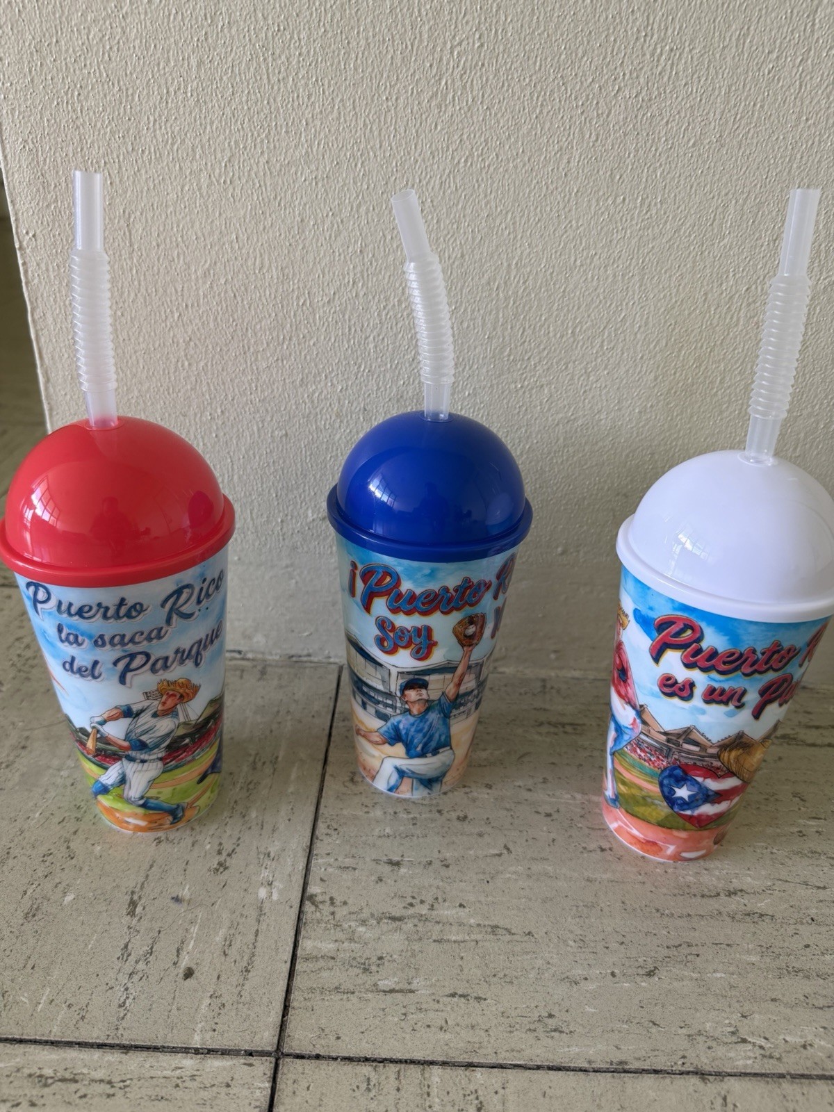 2026 Church’s Chicken Pe Erre Cups WBC Baseball Puerto Rico Set Of 3 Brand New 2026 Church’s Chicken Pe Erre Cups WBC Baseball Puerto Rico Set Of 3 Brand New
