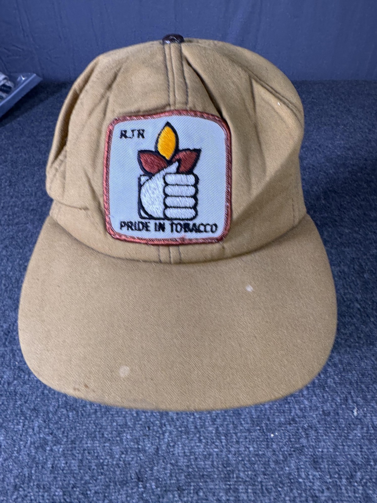 Vintage RJR Pride In Tobacco Hat Brown Snapback Cap Made USA One Size Promo