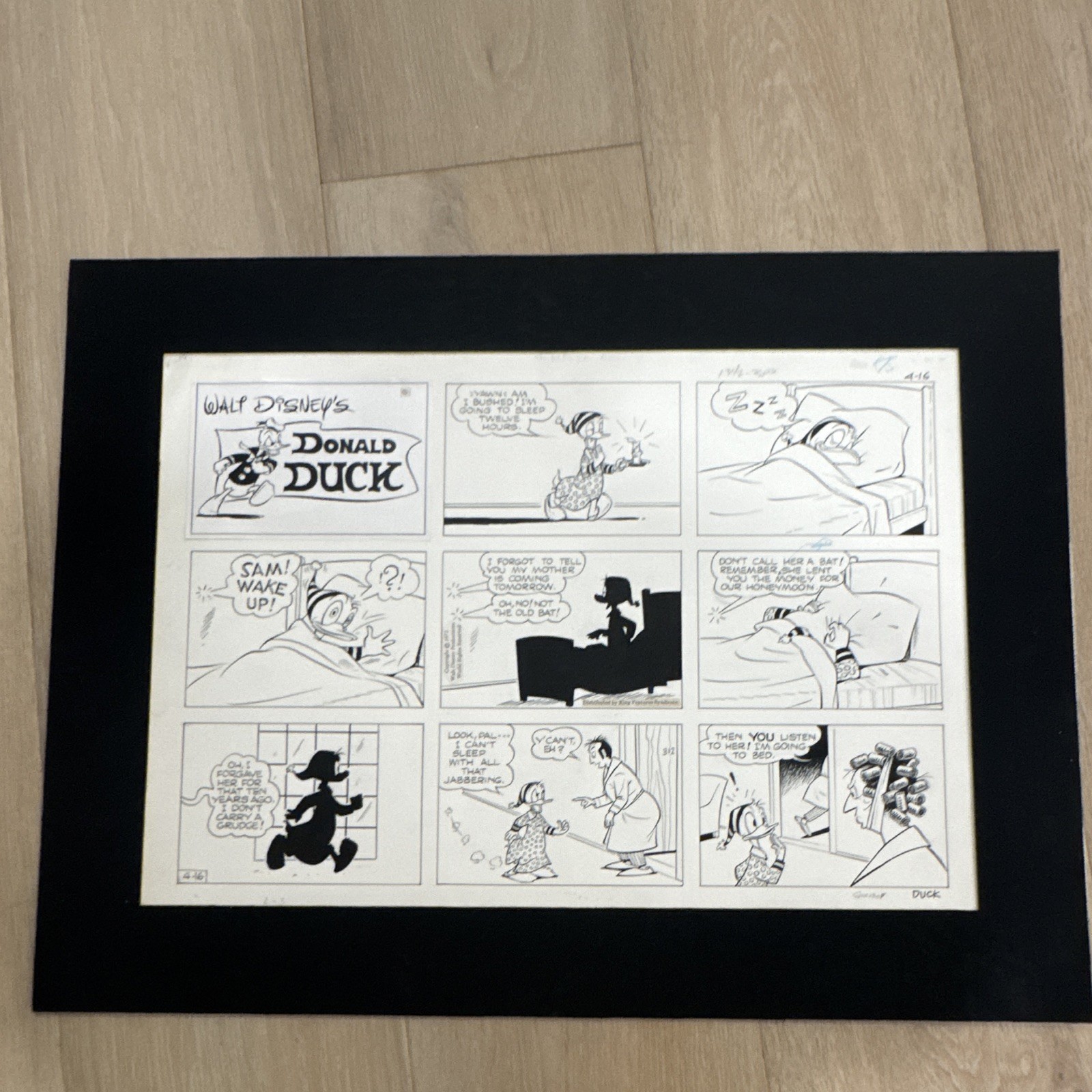 Walt Disney's Donald Duck 1972 Original Comic Strip Walt Disney's Donald Duck 1972 Original Comic Strip