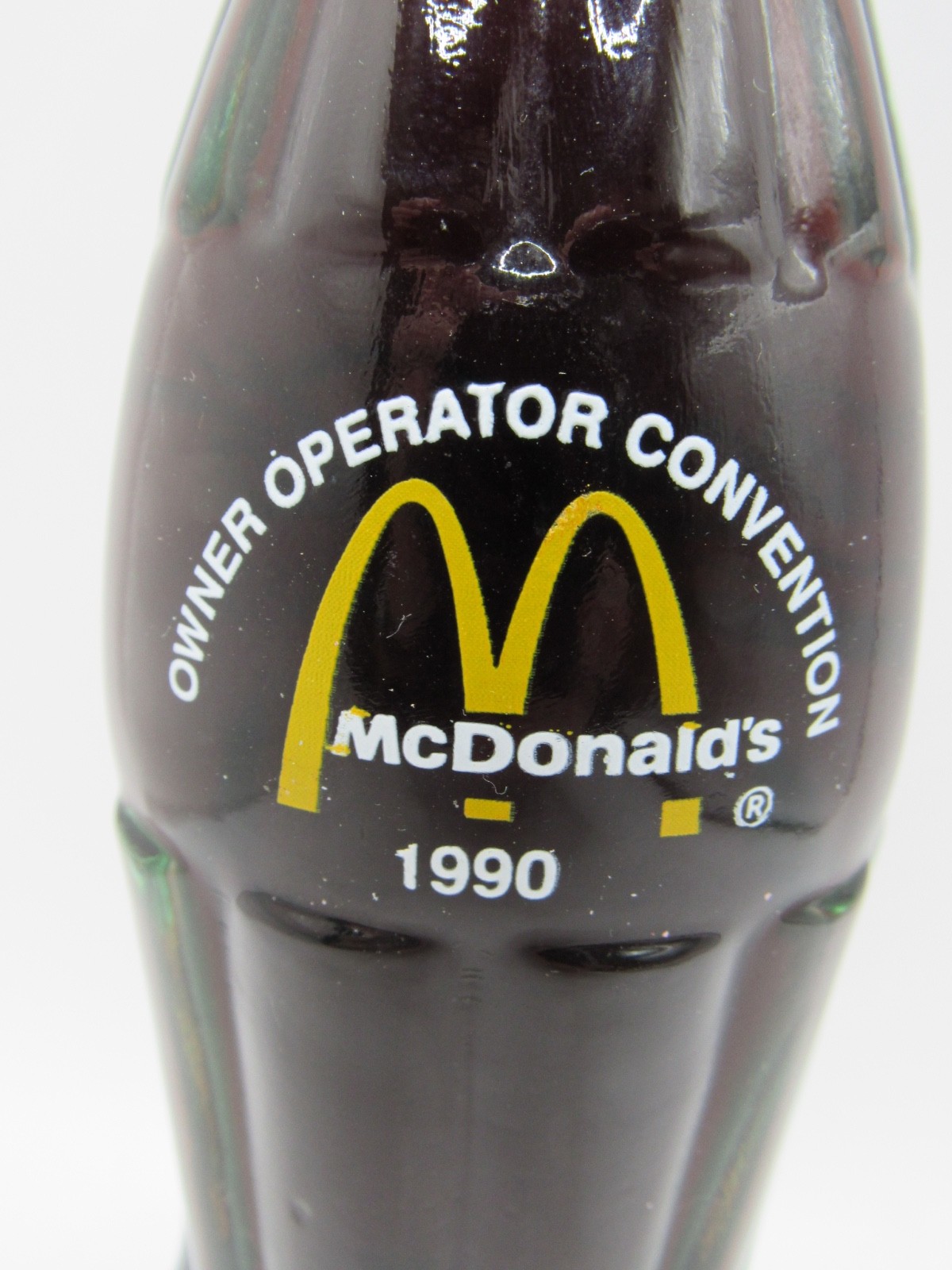 McDONALD'S OWNER OPERATOR CONVENTION - Coca Cola Bottle - 1990