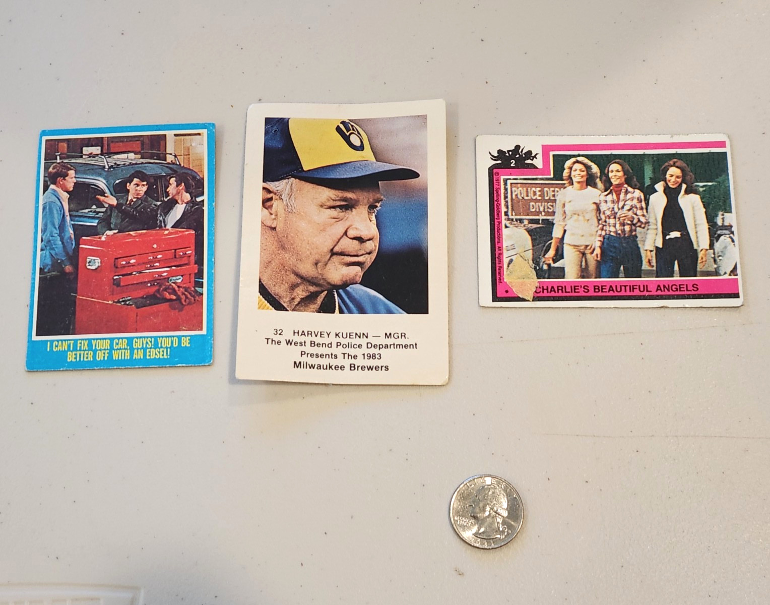 Vintage 1970s Non-Sport Trading Cards Lot Happy Days Charlies Angels 1983 Brewer Vintage 1970s Non-Sport Trading Cards Lot Happy Days Charlies Angels 1983 Brewer