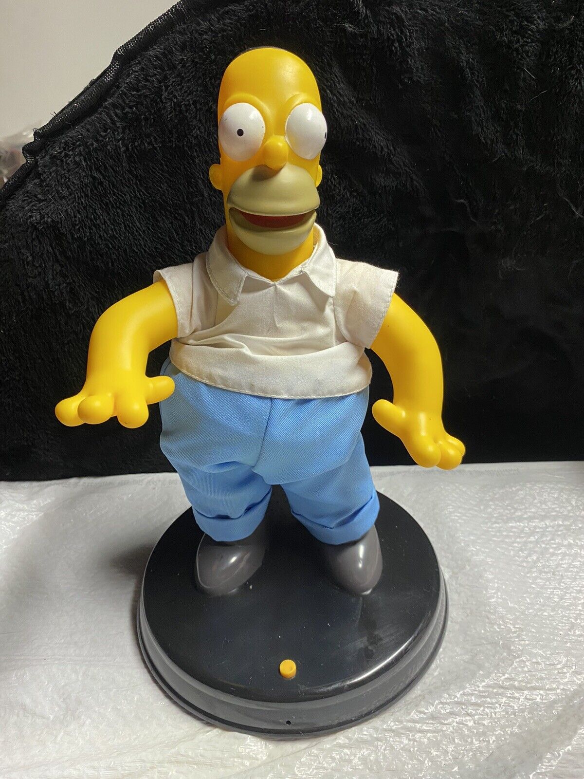 2002 Gemmy Singing/ Talking Homer Simpson 13” AS IS Does Not Dance