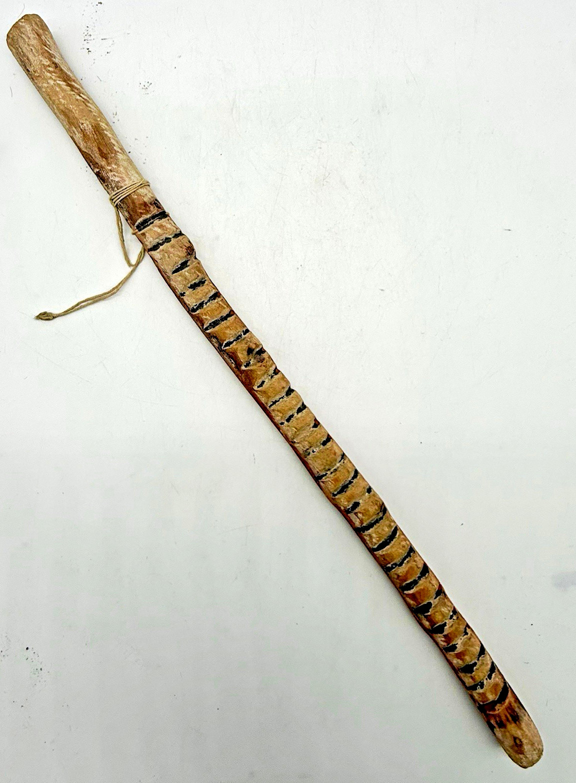Old Hopi Pueblo wood Painted Rasp Attr. Wilson Tewaquaptewa Old Hopi Pueblo wood Painted Rasp Attr. Wilson Tewaquaptewa